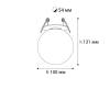 Встраиваемый светильник Italline IT08-8026 black 3000K фото 2