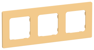 Рамка 3-постовая IEK Flite FI-M32-32-20-K90 золотарник