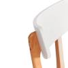 Стул Tetchair Claire 21281 белый, натуральное дерево фото 9
