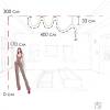 Потолочный светильник Loft IT Thread 10388B Brass фото 4