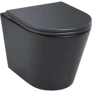 Унитаз подвесной Iddis Calipso CALR3BMi25 безободковый, с крышкой-сиденьем микролифт