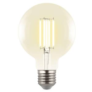 Лампа светодиодная Uniel E27 5W 3000K прозрачная LED-G95-5W/3000K/E27/CL GLY01TR