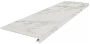 Ступень Kerama Marazzi Монте Тиберио SG540720R/GCF клееная серый светлый матовый обрезной 33x119.5x0.9