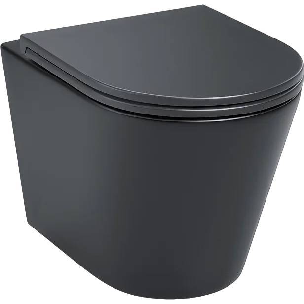 Унитаз подвесной Iddis Calipso CALR3BMi25 безободковый, с крышкой-сиденьем микролифт