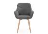 Деревянный стул Notta Флюид 360 642963 темно-серый (zd 995) / светлое дерево фото 4