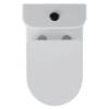 Унитаз компакт Black&White W-7789 7789W Безободковый Белый фото 5