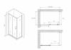 Душевой уголок Abber Schwarzer Diamant AG30100B5-S100B5 100x190x100, профиль Черный фото 5