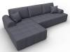 Диван угловой Лига Диванов Лига-080 134754L Серый фото 6