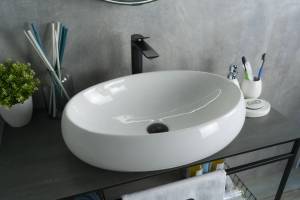 Раковина Gid Lago N9030a 51114 белая, 60x41x15
