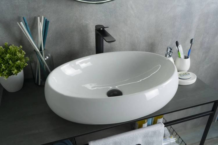 Раковина Gid Lago N9030a 51114 белая, 60x41x15