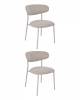 Стул обеденный Stool Group Ayla DX-2547X QY004-10 X2 бежево-зеленый кремовые ножки 2 шт.