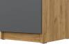Шкаф-пенал Арника Денвер 00-00303828 Дуб Золотой/Графит фото 3