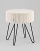 Пуф Stool Group Спейси vd-spacy-cl-bone молочный, велюр рельефный фото 5