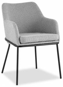 Кресло Stool Group Кози AV 318-L04-08 букле серый