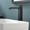 Смеситель для раковины Maretti Umbria Black UMB32RF52 высокий, черный фото 6