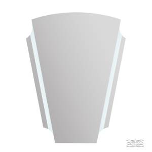 Зеркало Cezares 45020 со встроенной LED подсветкой, антизапотеванием, 700х250х920