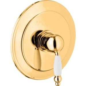 Смеситель для душа Webert Dorian DO880101010 с внутренней частью, золотой