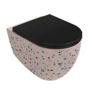 Унитаз подвесной Isvea Infinity 10NF02001SV-2S-TRZ безободковый, сиденье с микролифтом, лососевый матовый