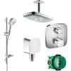 Душевой комплект Hansgrohe Raindance Select E 300 27384000 + 26620000 + 26457000 + 15708000 + 1800180