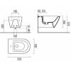 Биде подвесное GSI Kube X 9465126 черный матовый фото 3