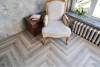 LVT Ламинат Vinilam Parquet Herringbone Glue 2.5/43 4V GD11122 Эрмитаж 762x152.4 фото 5