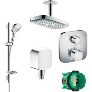 Душевой комплект Hansgrohe Raindance Select E 300 27384000 + 26620000 + 26457000 + 15708000 + 1800180