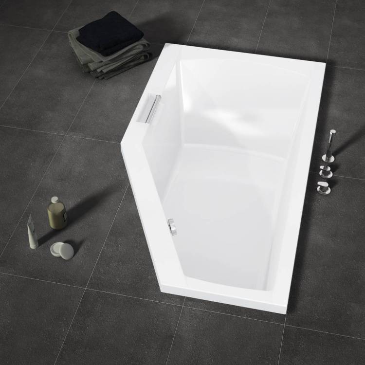 Акриловая ванна Riho Bathtubs B032010005 Geta 170 левый - plug & play