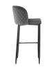 Стул барный Stool Group Оскар MC11B VELVET HLR-21 DUAL серый фото 2