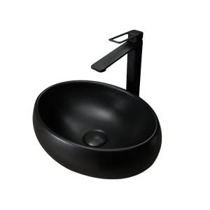 Раковина Gid Lago 53384 Bm9030ds 40 см, черная матовая