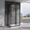 Душевой уголок Abber Schwarzer Diamant AG02090B-S90B Черный фото 2