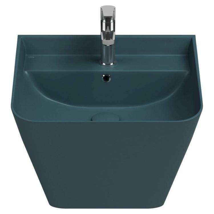 Раковина Isvea Sott'Aqua 10SQ37002SV-2P 50 см, изумрудная матовая