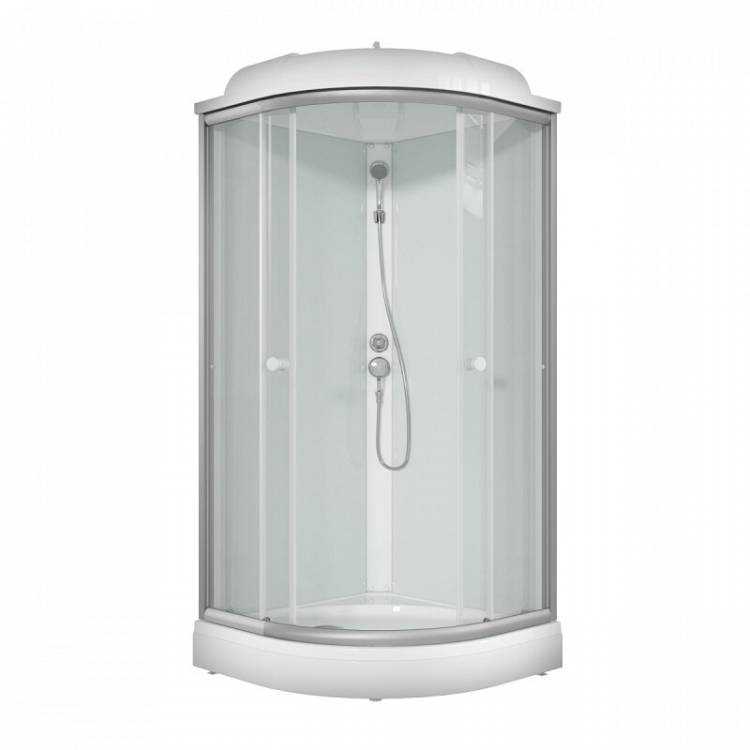 Душевая кабина Niagara Light L90/17 профиль хром, стекло прозрачное, 90x90x216