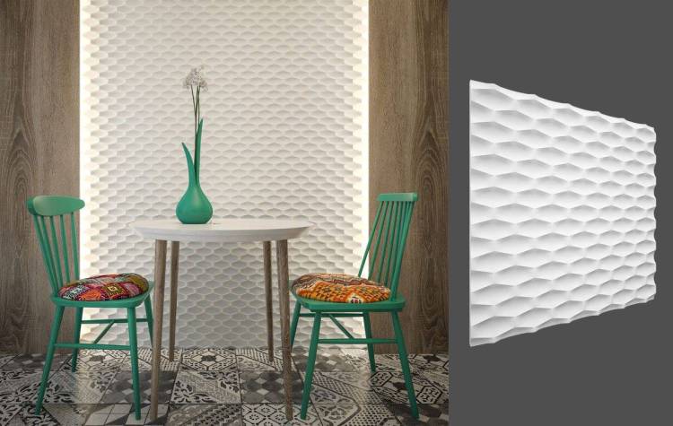 Гипсовая панель Deco Line Modern M-15 60x2.5x60