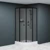 Душевая кабина RGW Andaman 381320899-34 профиль черный, стекло тонированное, 90x90x197