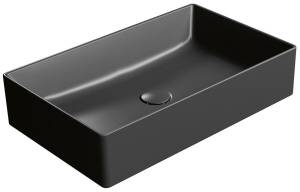 Раковина GSI Kube X 945326 черный матовый, 60x37