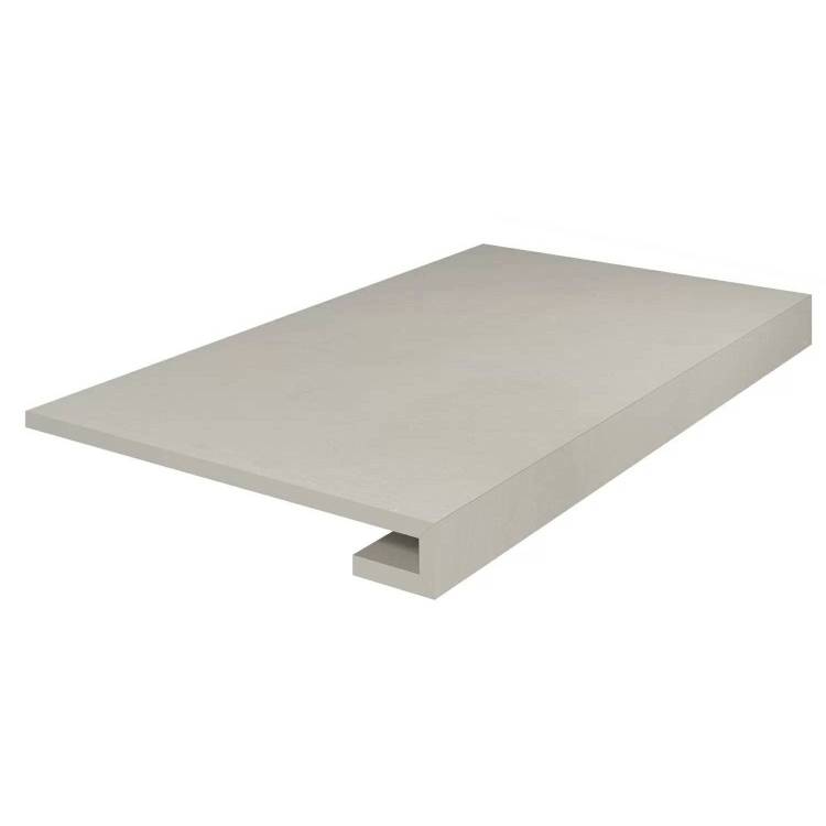 Ступень Kerama Marazzi Онда SG648220R/GCF Серый Светлый Натуральный Обрезной 33x60