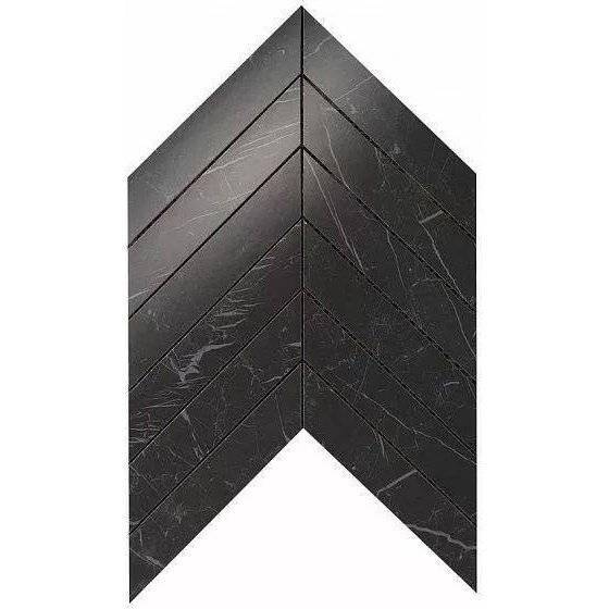 Декор Atlas Concorde Marvel Stone 9SCN Nero Marquina Chevron Wall 25x30.5