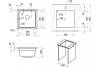 Мойка кухонная Granula Kitchen Space 4501U+0010 со смесителем, арктик фото 5