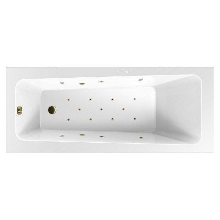 Акриловая ванна Excellent Ava RELAX WAEX.AVA16.RELAX.BR 160x70 бронза