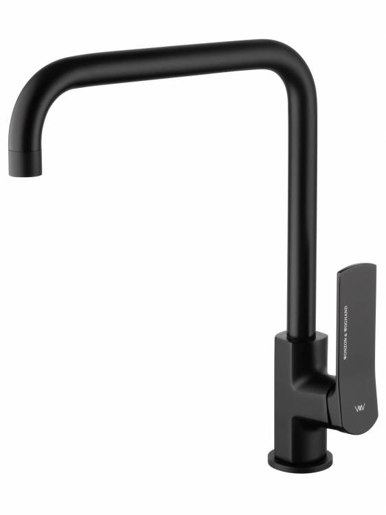 Смеситель для кухни Wonzon & Woghand WW-L1006-MB черный матовый