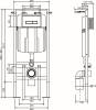 Система инсталляции для унитазов Royce Pro RCT-110505OR 50x115, оранжевый фото 6