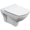 Унитаз подвесной Cersanit Carina S-MZ-CARINA-XL-COn-S-DL-w XL Clean On DPL EO slim