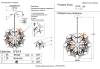 Люстра Crystal Lux Letisia SP9 Gold фото 5