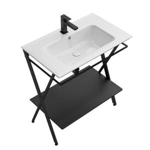 Металлическая структура Kerama Marazzi Piano Next PIA.N.75\BLK напольная 75, черная матовая