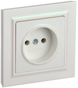 Розетка 1-местная IEK Brite BR-R10-10-K36-F жемчуг