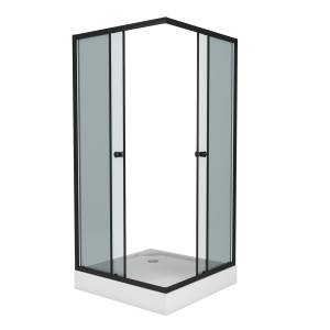 Душевой уголок Niagara Eco NG-010-14QT 1000х1000х1950, низкий поддон, стекло тонированное