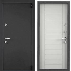 Входная стальная дверь Torex SNEGIR 20F MP 961339 Темно-серый букле графит/ПВХ Ферро 2000x880
