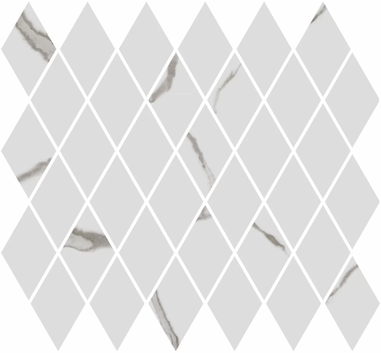 Мозаика Kerama Marazzi Монте Тиберио T054/48022 белый глянцевый 37.5x35x1