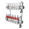Коллекторная группа VALTEC со встр. расх. в сборе, 1х5 вых. Евроконус 3/4
