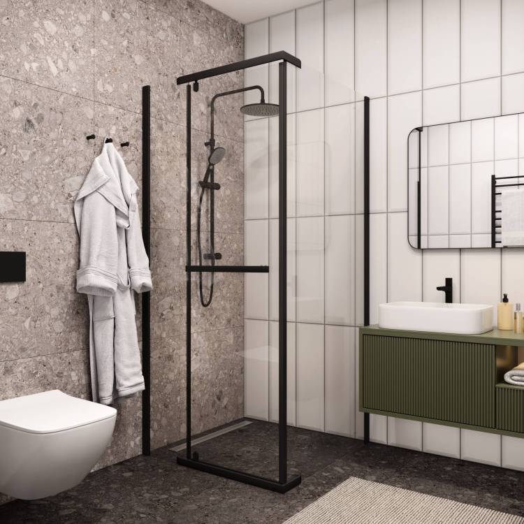 Душевой уголок Cerutti Spa Mimi MIMI ZQ91B 90x90x195